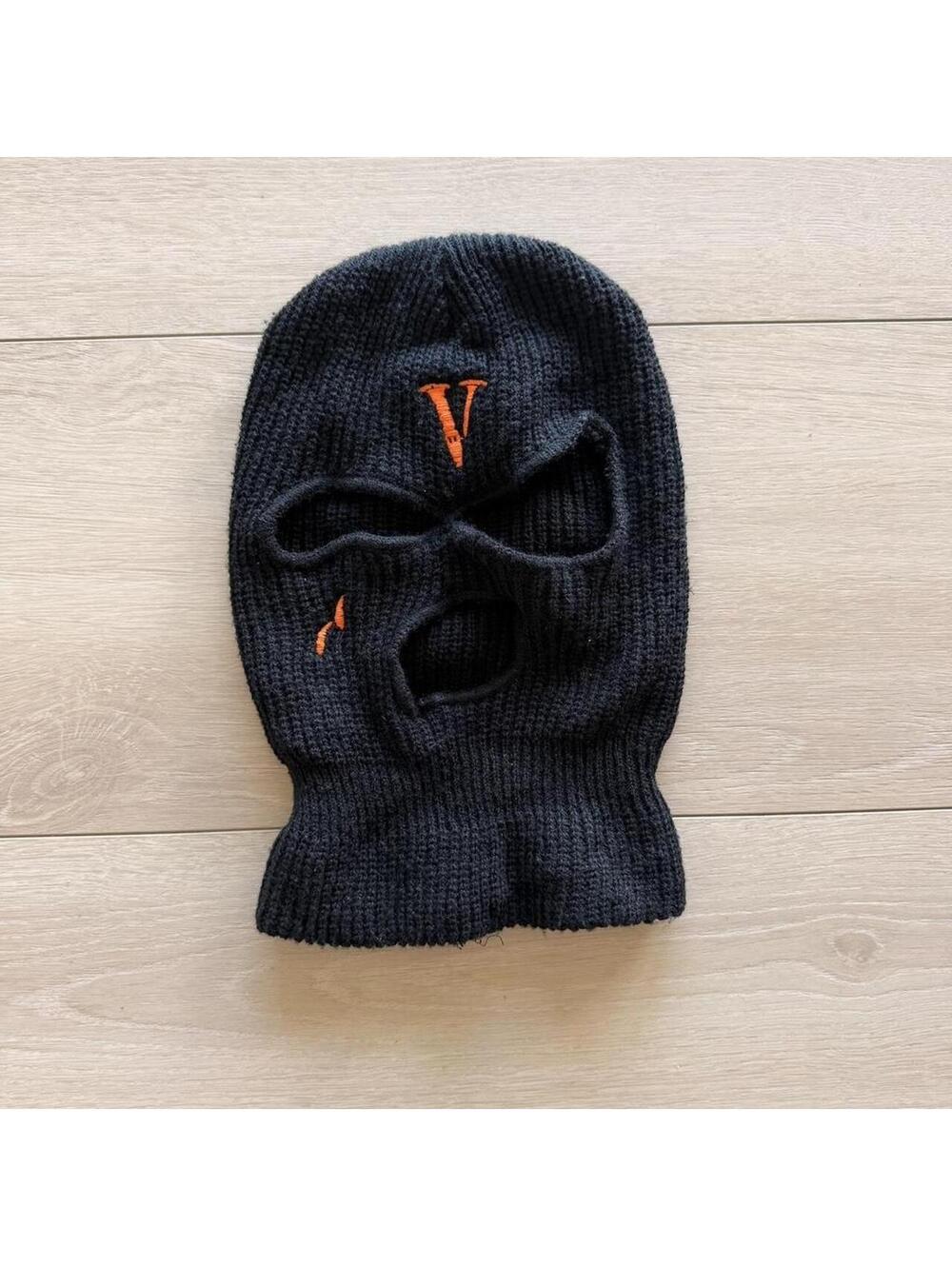 Vlone  Black and Grey Face-mask